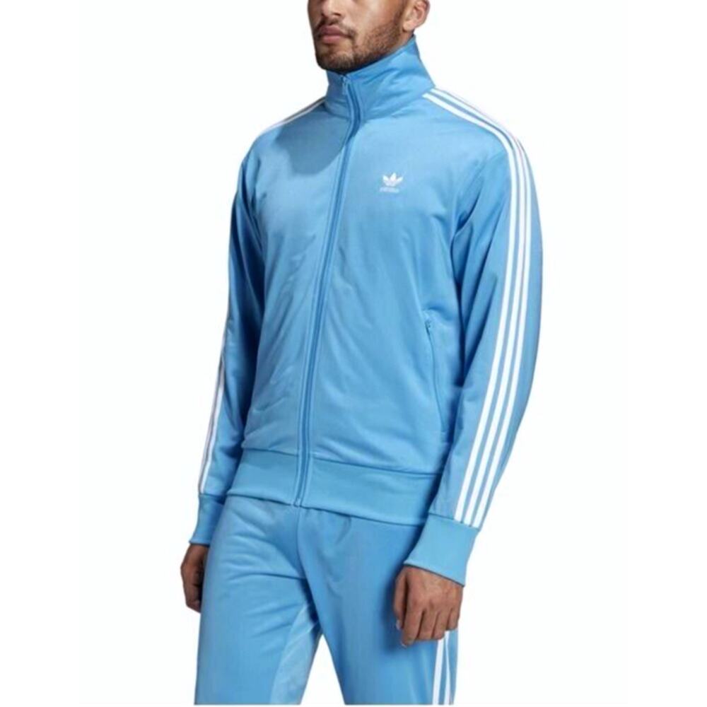 Adidas Orginals Adicolor Firebird Track Jacket Semi Blue Burst Mens Small NWT